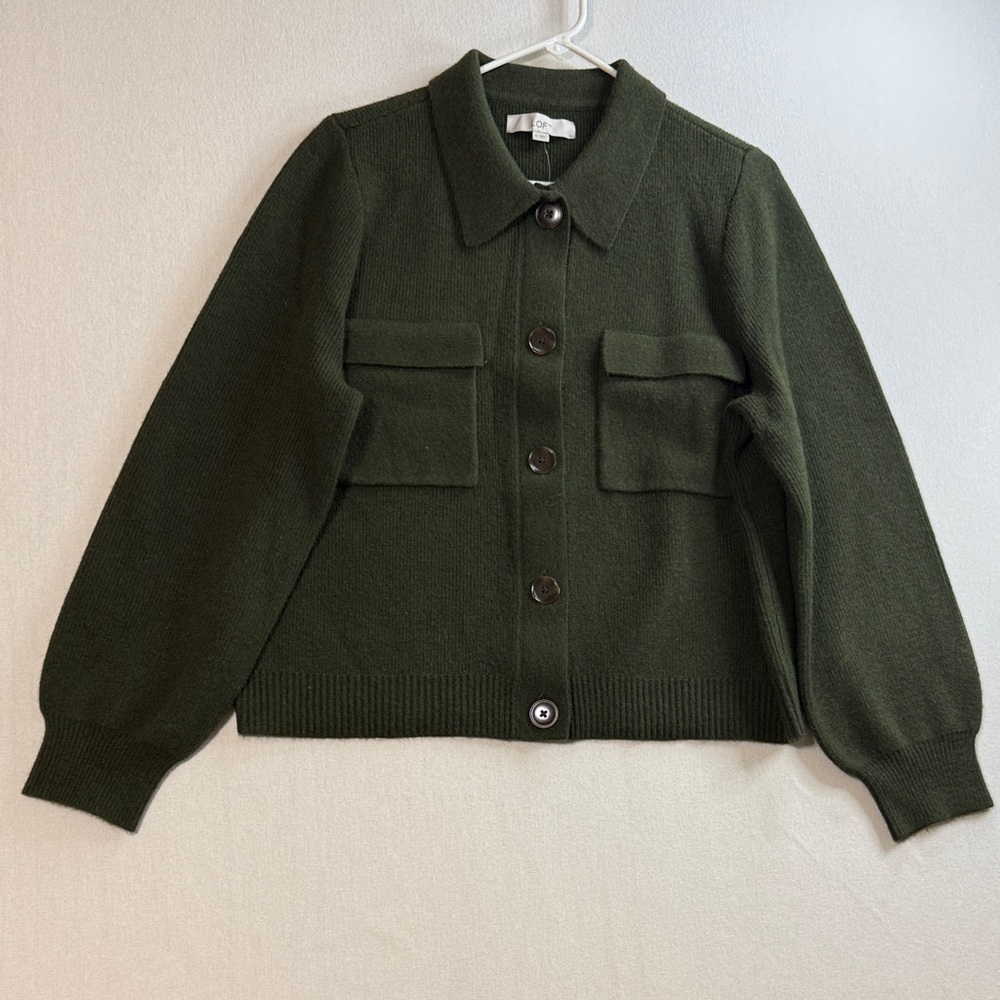 LOFT Olive Green Utility Jacket